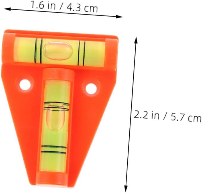 ستوبازا 6 قطع مستوى فقاعي صغير أداة تسوية عالية الدقة للمقطورات والقوارب والمخيمات المتنقلة - Image 2